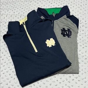 Notre Dame quarter zip lightweight Pullovers
